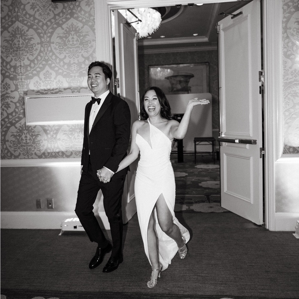 Katie May Brittany Gown in Silver Dusted Ivory
